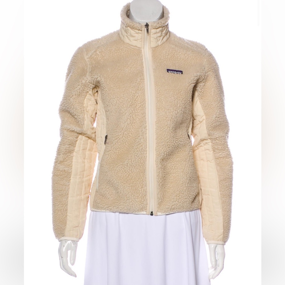 Patagonia Mock Neck Shearling Jacket